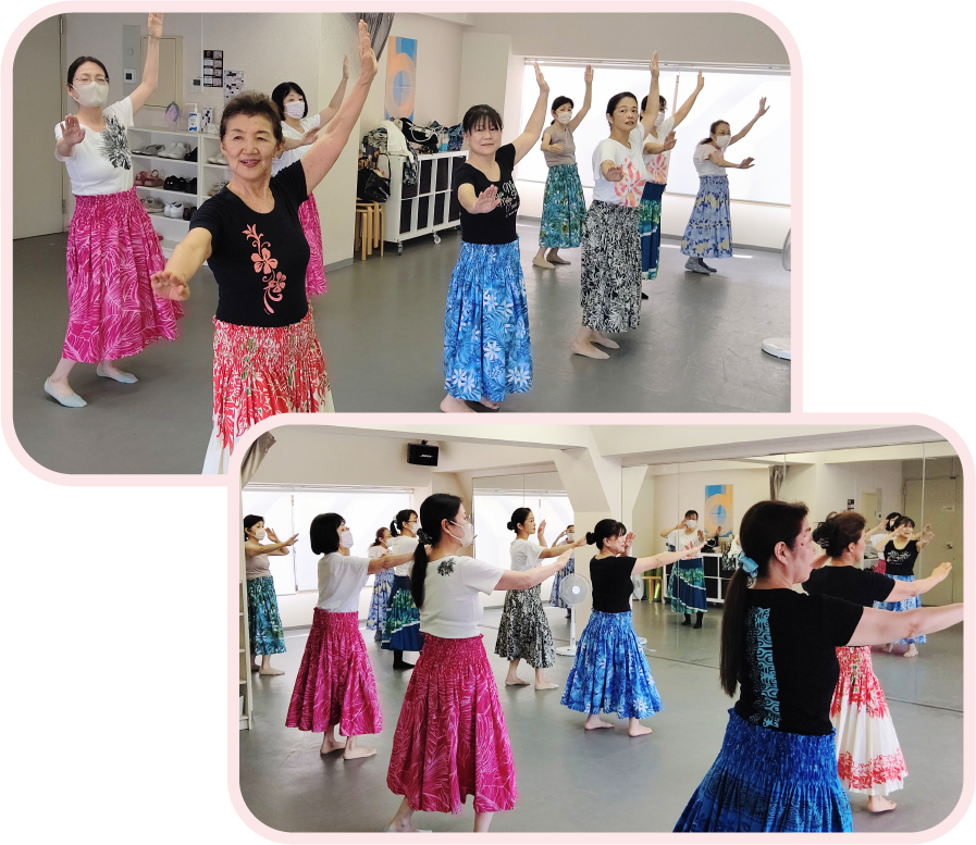 フラ ハレ オ ロケ アーカラ,初めてのフラダンス,中山,横浜市緑区