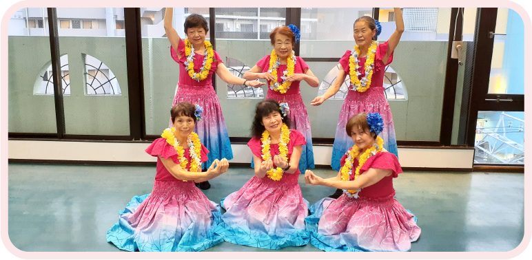 フラ ハレ オ ロケ アーカラ,シニアから始めるフラダンス,新横浜,横浜市港北区