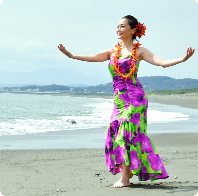 フラ ハレ オ ロケ アーカラ,フラダンス教室,講師,清原智子